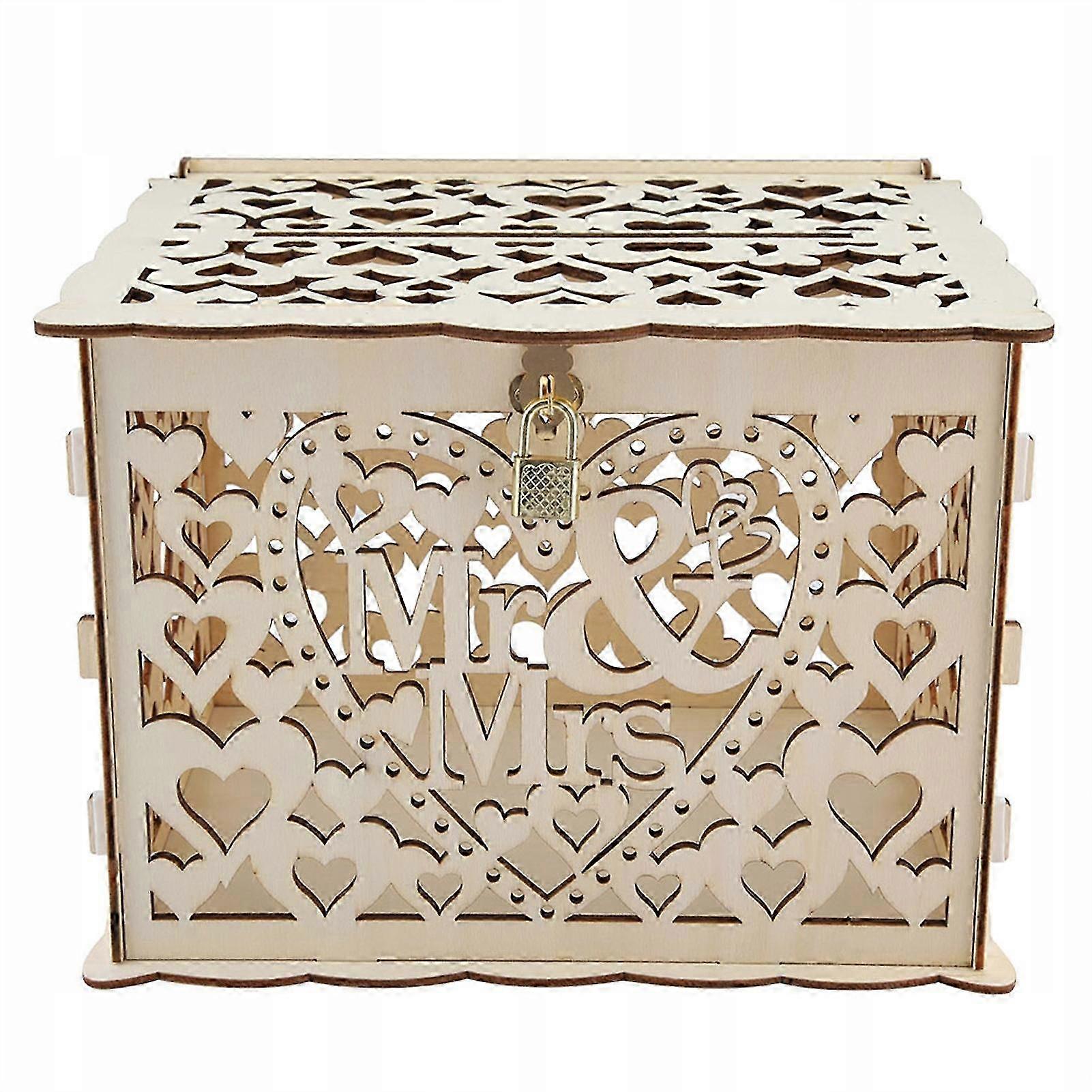 Wooden Box Envelope Box Wedding