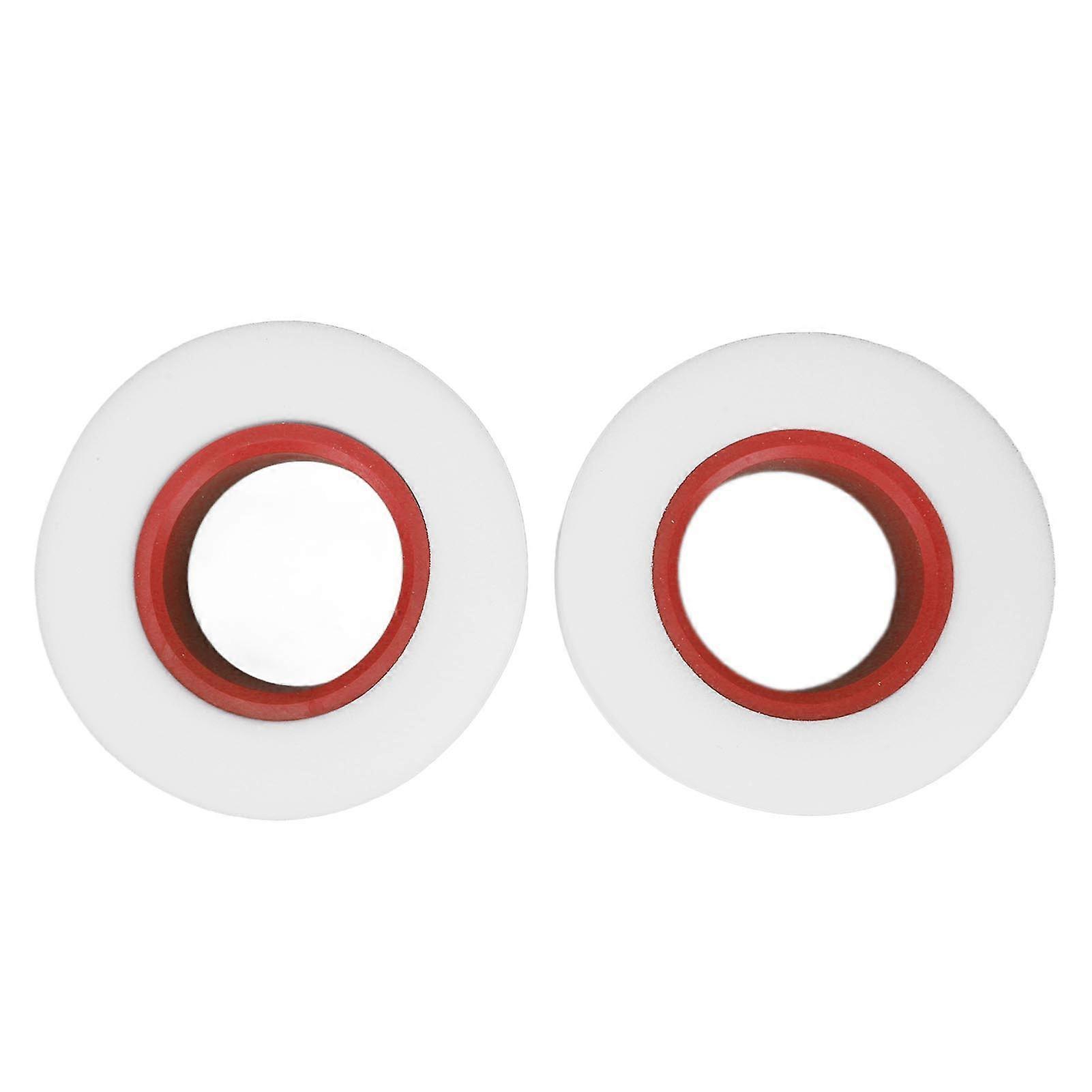 2PCS RC Car Tire Foam Double Layers Soft Sponge 130mm Outer Diameter Tire Foam for 1/10 1/8 2.2 Inch RC Crawler Tire Red 