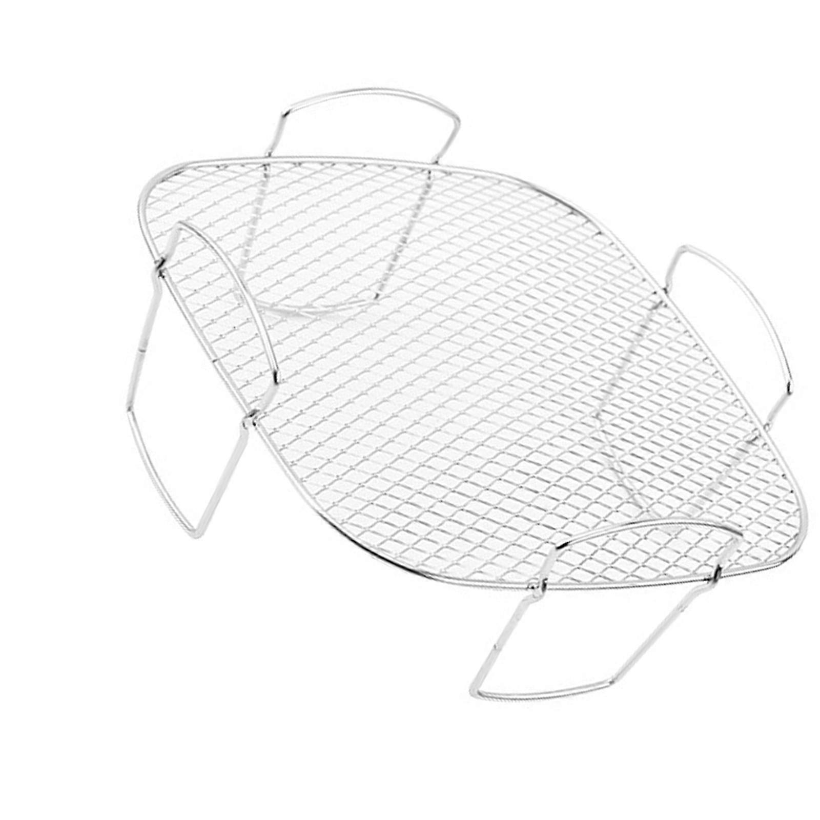 Rustproof Air Fryers Insert Rack With Reinforced Structure For Roasting Steaks Vegetables And Food Preparation Multicolor