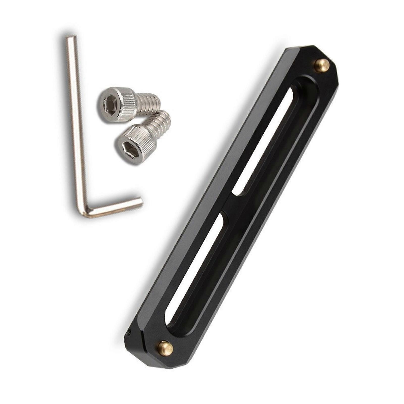 NATOs Safety Rail with Quick Release and 1/4 AntiTwist Screw for Photography and Videography Multicolor