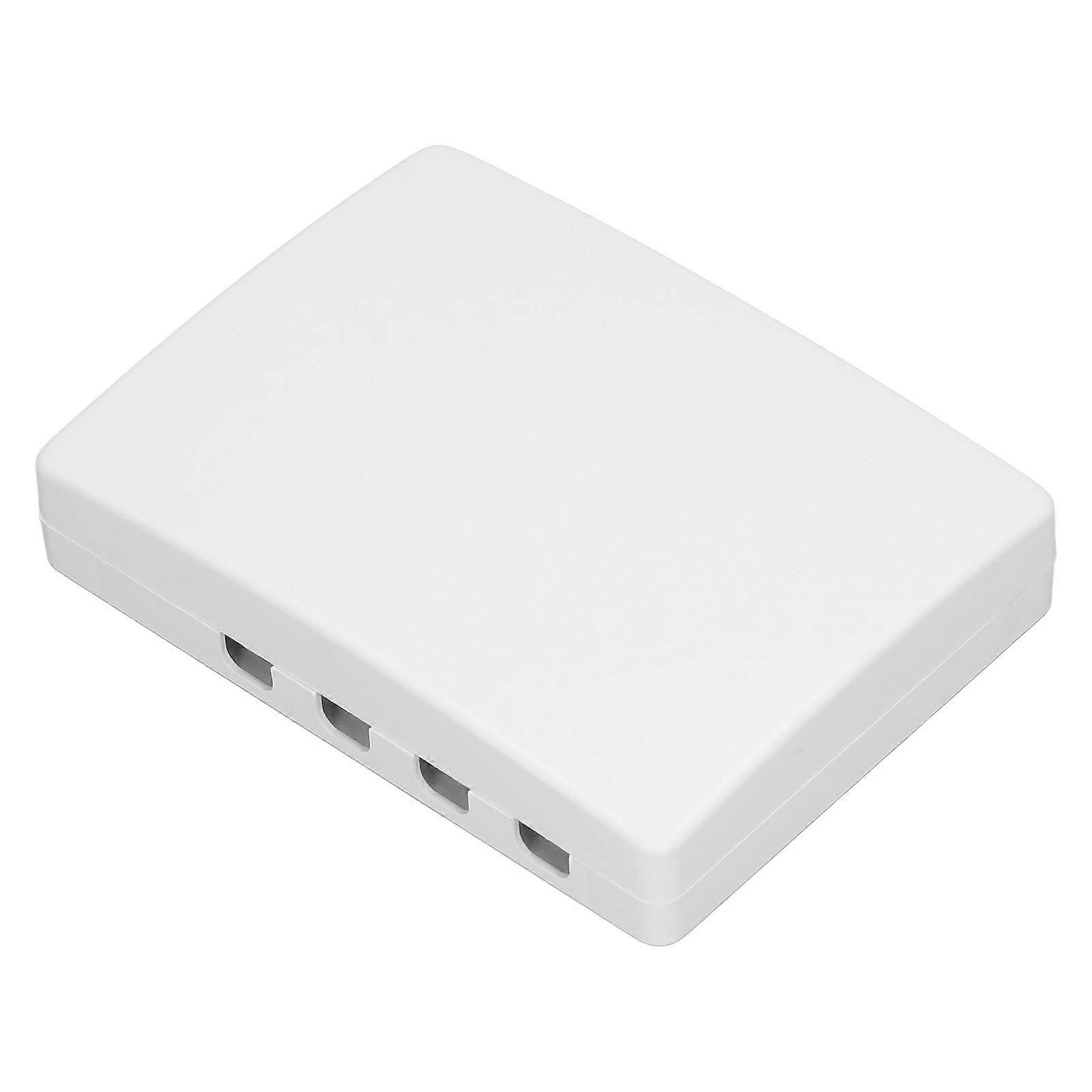 Fiber Distribution Box 4 Core FTTH Optical Splitter Desktop Mini Universal for SC FC