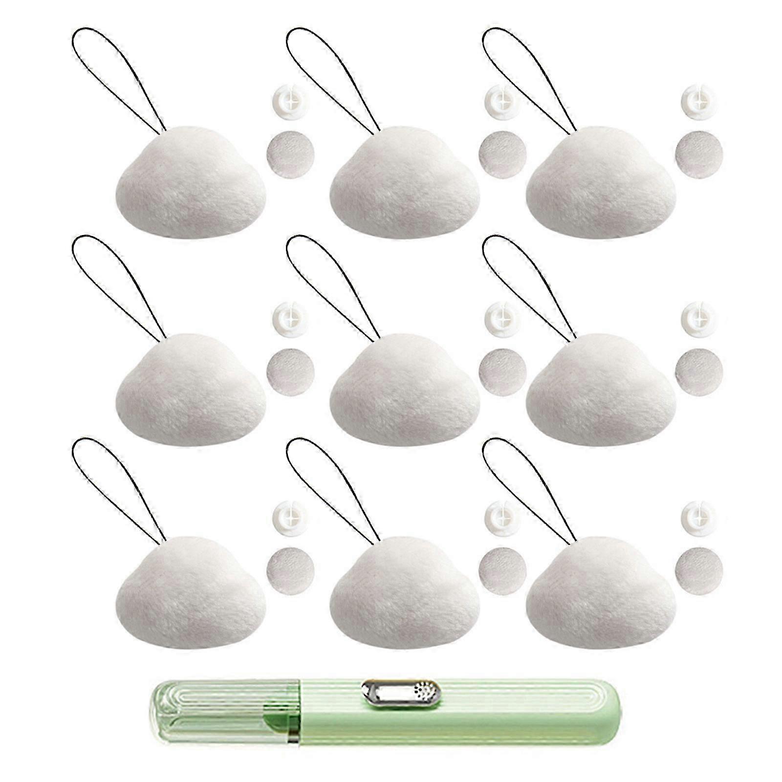 Pack Of 9 Soft Bedding Clips Plush Duvet Clips Soft Cartoon Quilt Fastener compatible Bedding Stability and Easy Installation White Myi