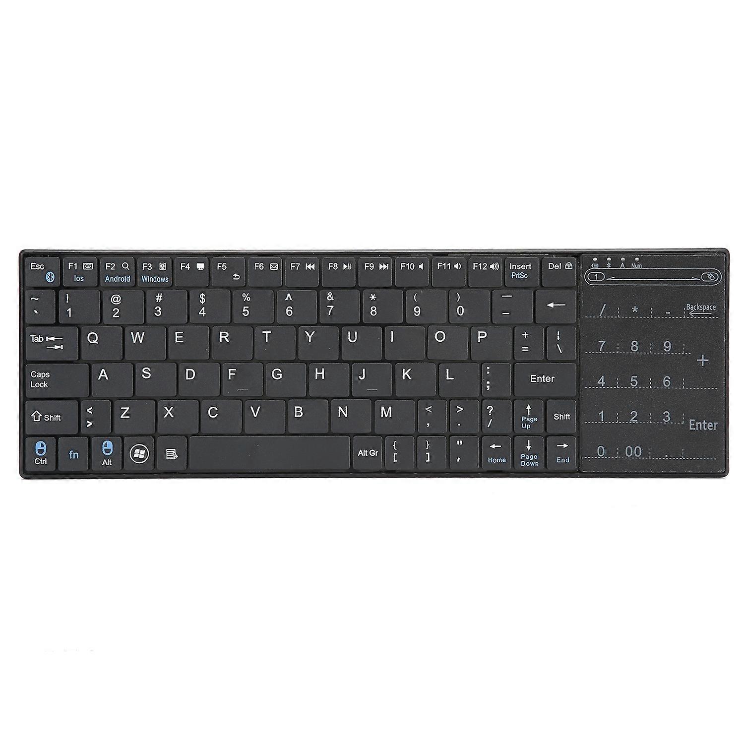 Wireless Keyboard with Touchpad for Bluetooth Ultra Thin PC Computer Supplies KB709