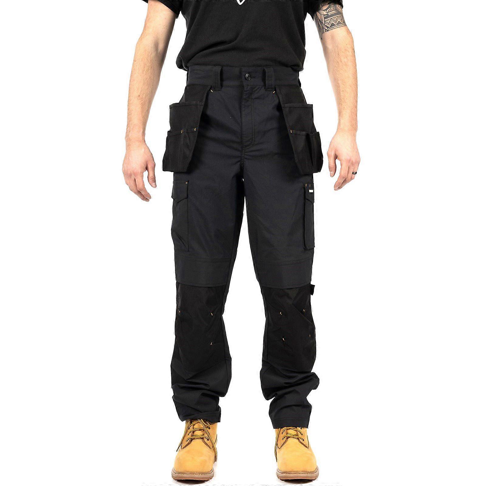 Caterpillar Nexus Holster Stretch Pocket Cotton Men's Black Outdoor Trousers