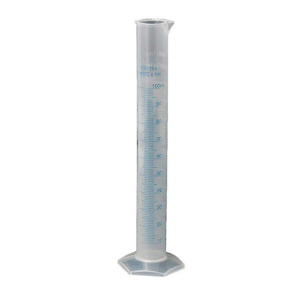 Plastic Measuring Graduated Cylinder - Available in 100ml and 250ml, Ideal for Lab Tests and Liquid Experiments