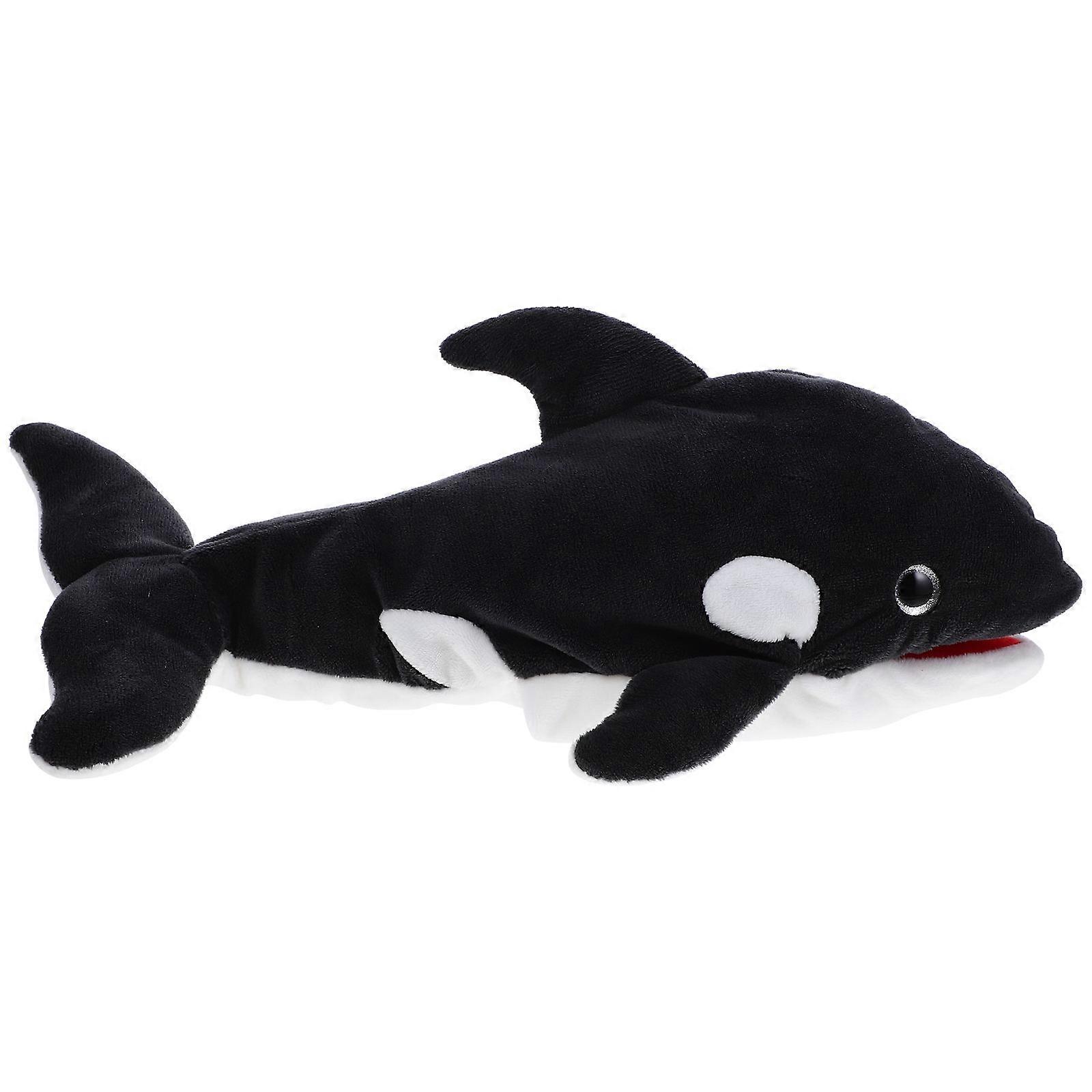 Plush Whale Hand Puppet Stuffed Ocean Animal Interactive Toy