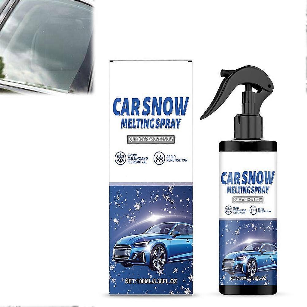 Windshield Deicer Spray Snow. Melting And Deicing Agent Car De-Icing Spray