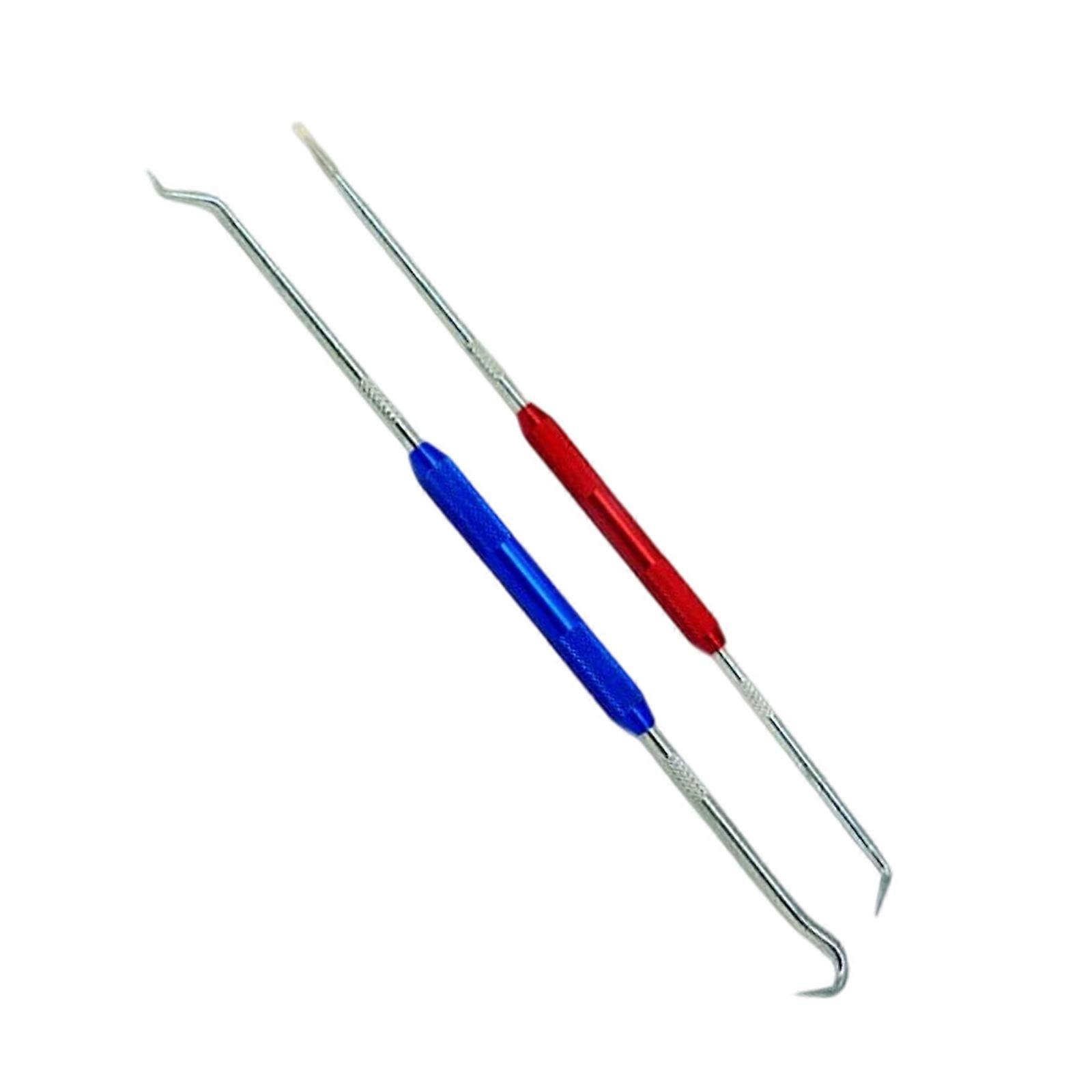 Double Head Seal Hook Kit 4 In 1 Angled Pry Tools For Motorcycle Car Mechanical Sealant Rings Removal And Installation  silver