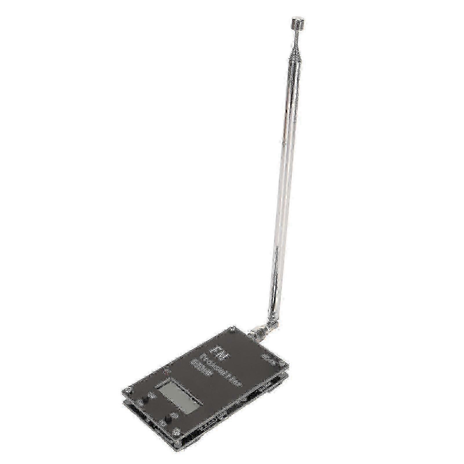 2000m Fm Transmitter Professional Long Range 76108mhz 0.5w 500mw Stereo Transmitter Module With Digital Lcd Display - MXBC