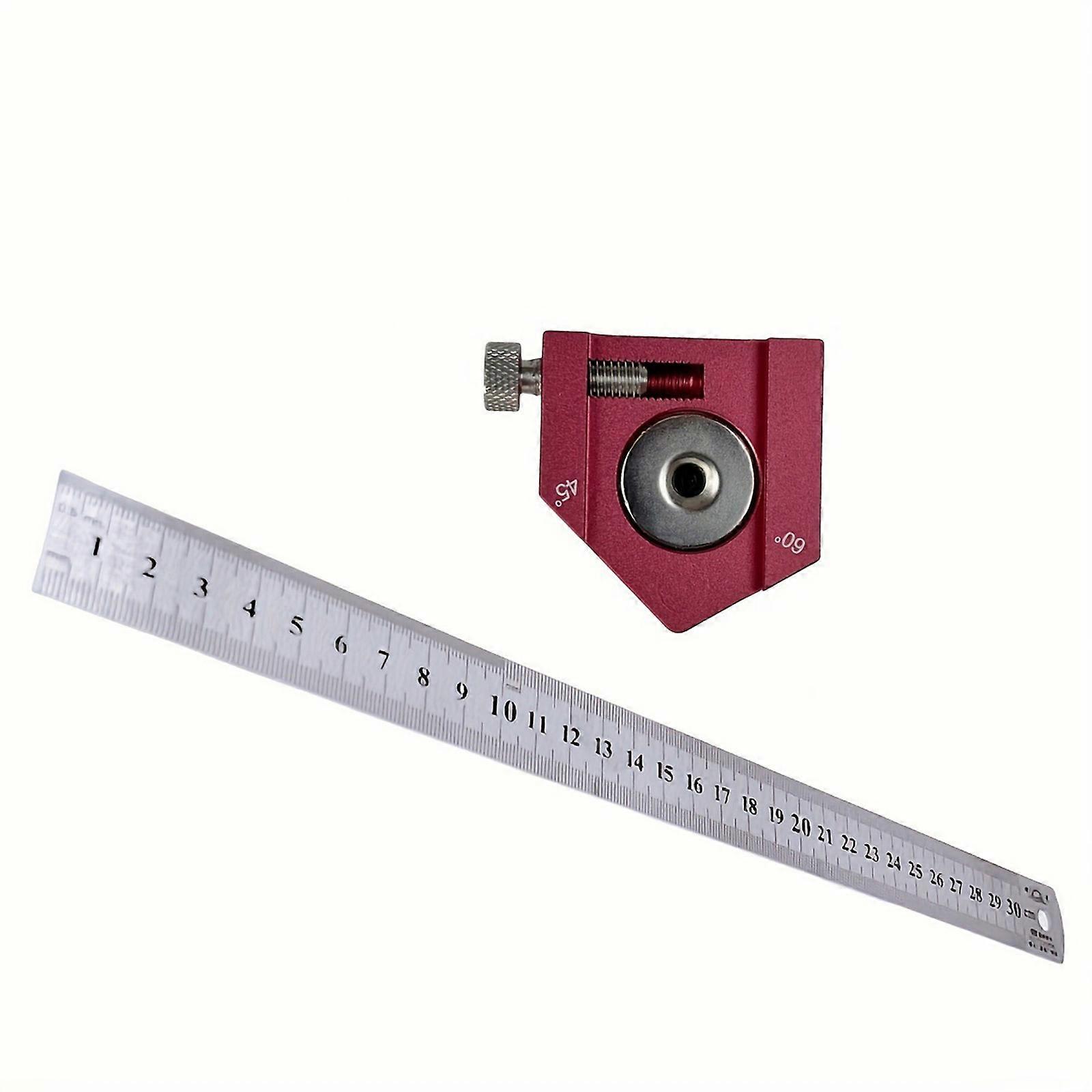 High Precise Aluminium Measuring Ruler Tool Suitable for Woodworkers & DIYer Enthusiasts Crafting and Construction Tasks Multicolor