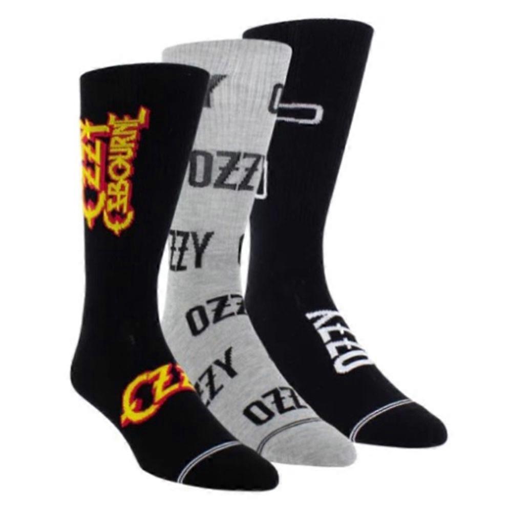 Ozzy Osbourne Assorted Crew Socks 3 Pack