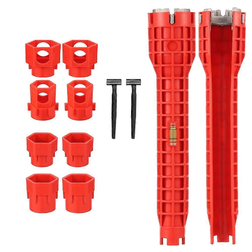 Faucet and Sink Wrench, 14 in 1 Faucet and Sink Installer Tool, Sink Drain Wrench Plumbing Tool, Pipe Wrench