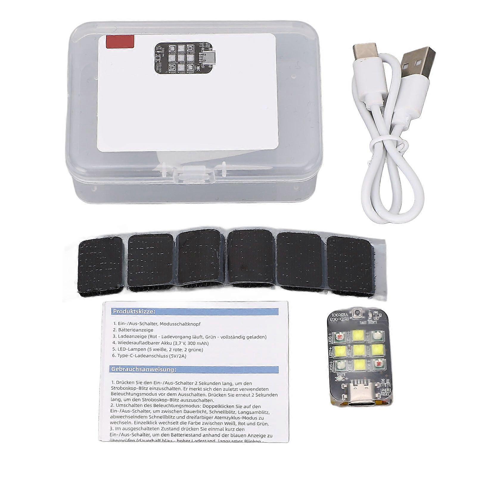 Drone Strobe Light 9 Bright LEDs Drone Night Flight Warning Anti Collision LED Lamp Accessory for Avata Series