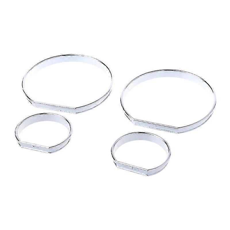 Chrome Gauge Dash Dial Rings Bezel Trim Speedometer AC M-Tech For E46 for M M3
