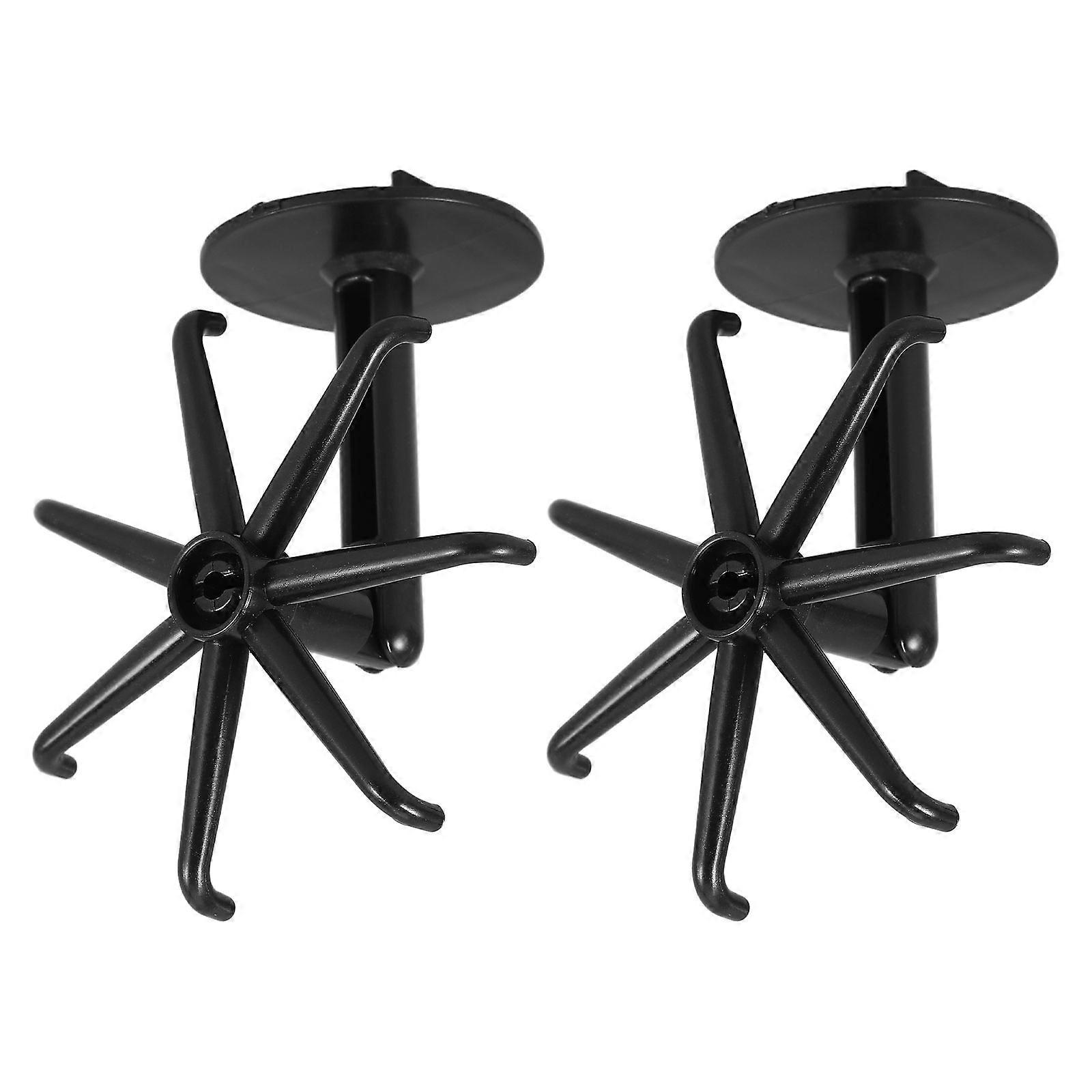 Utensil Hanger Kitchen Storage Solution for Hanging 2Pcs Rotatable Hook Rack