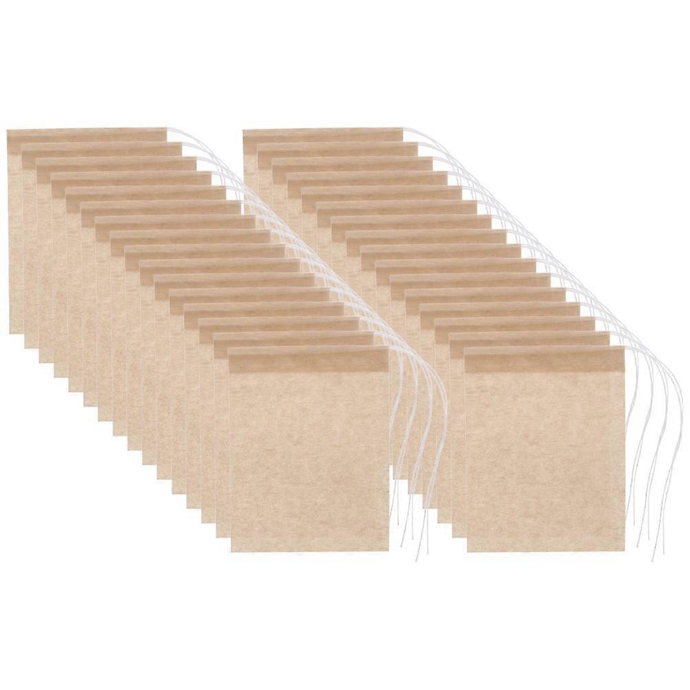 Tea Infuser Bags For Restaurant Use Loose Leaf Tea Light Brown 100Pcs For Brewing