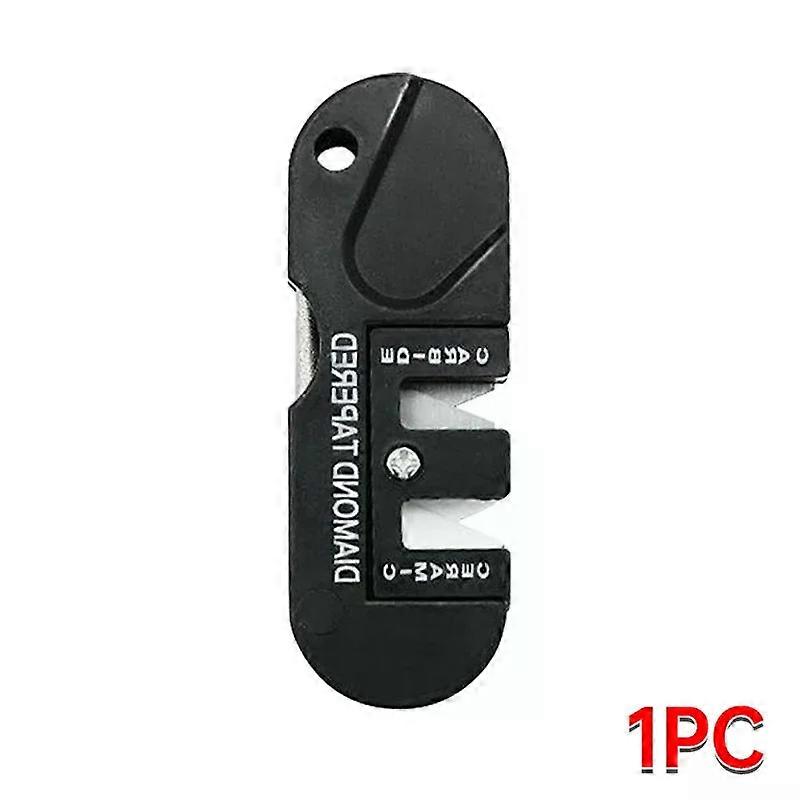 Portable Whetstone 4 in 1 Mini Multi-function Tungsten Carbide Steel Sharpener, Sharpener Rod Camp Outdoor Tool