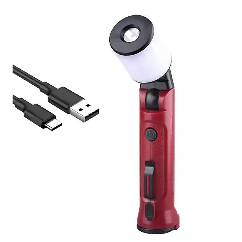 Work Lights 180° Folding Flashlight with Hanging Hook A