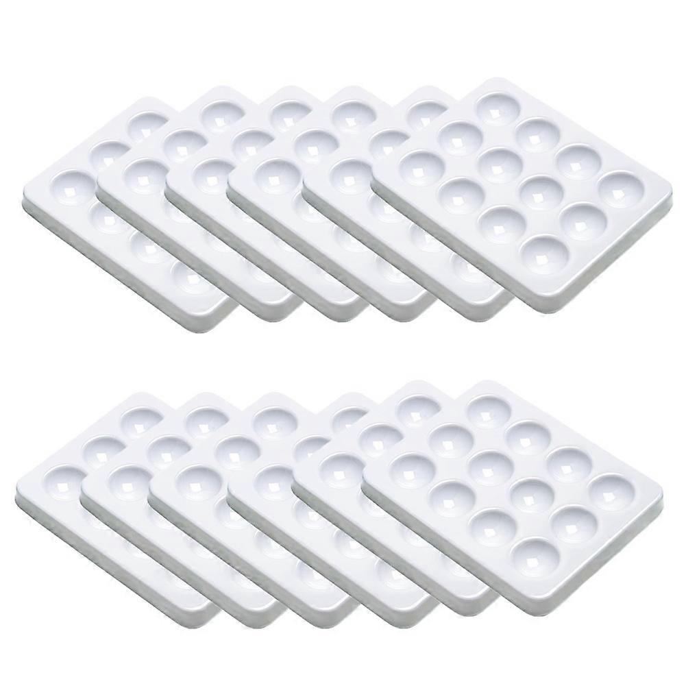 12-pack spotplaten - reactieplaat-12, polypropyleen