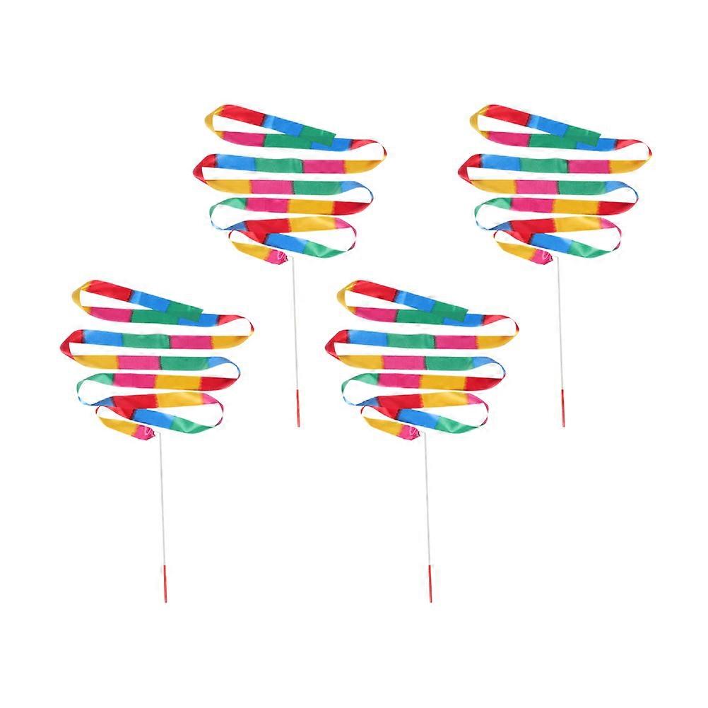 Dance Streamer Ribbons for Dancing 20Pcs Portable Gymnastics Ribbons