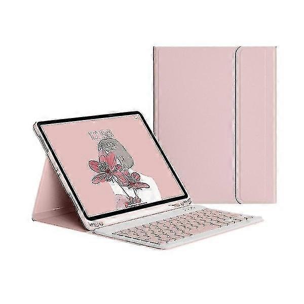 Keyboard Case for compatible with iPad 9th, 8th, 7th Generation 10.2 inch 2021, 2020, 2019 Pink