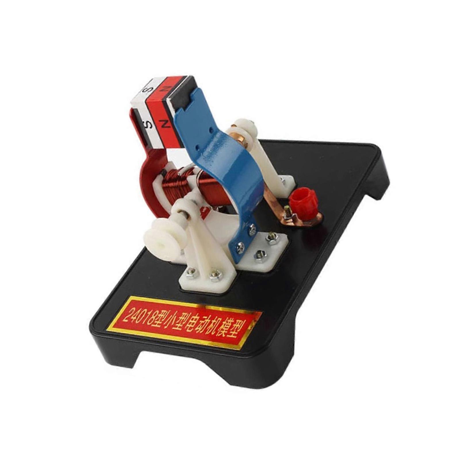Educational D C Motor Model for Demonstrating Electromagnetic Principles in Physics Classes for Science Laboratory Use Multicolor