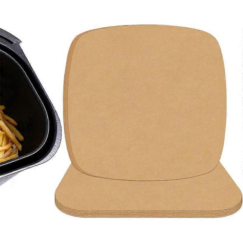 Air Fryer Liners Disposable  Paper Sheets, 8 Inch Unbleached Baking Paper Liner for Grilling, Wrapping, Steamer, Microwave, Oven(100 Count)