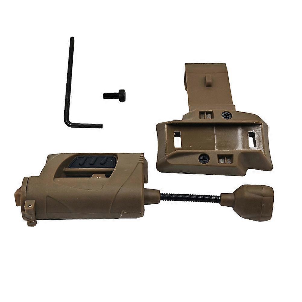 Helmet Light MPLS CHARGE 4 Mode Green Red IR Laser Helmet Lamp Energy Saving Hunting Flashlight Sand Color