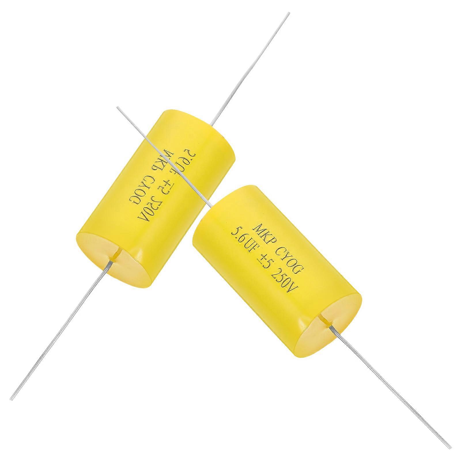 Axial Frequency Capacitor for Industrial Audio Speaker Crossover 2Pcs Pair