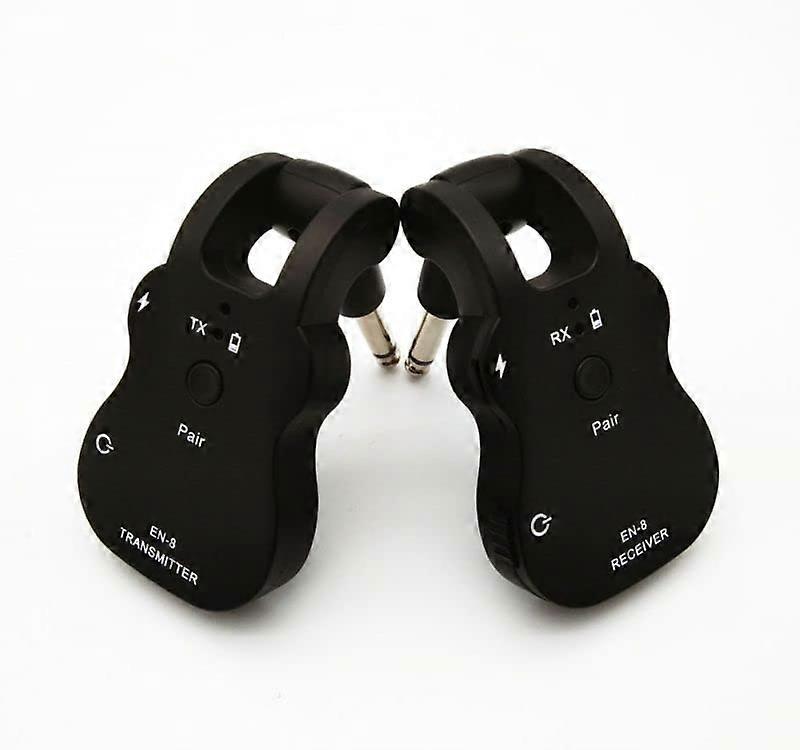 Wireless Guitar Transmitter Receiver with Stable Audio Performance for Bass Violin USB Rechargeable