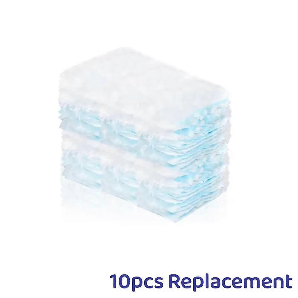 10 pi��ces durables avec t��tes de remplacement d��poussi��reurs jetables t��te de brosse ��volutive recharges de plumeau d��poussi��reur ��lectrosta