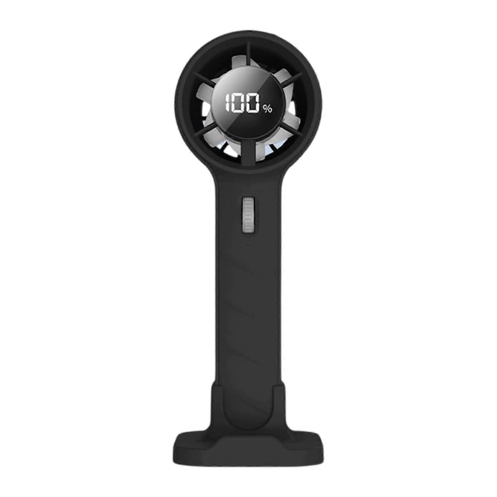 Portable Handheld Fan with 100Speed Adjustable Control, USB Rechargeable, Quiet for Travel Outdoor