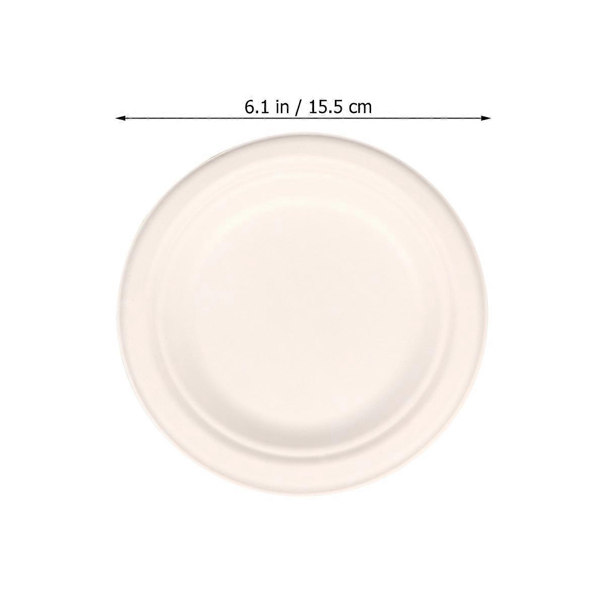 Degradable Paper Round for Holding 100Pcs White