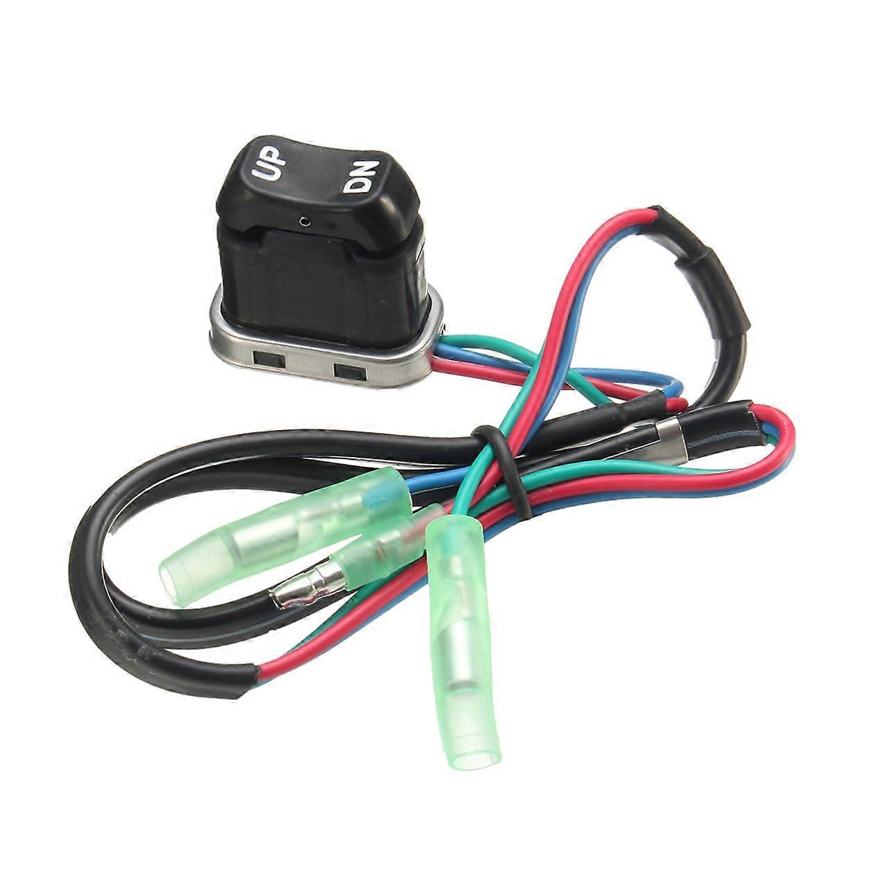 Outboard Motor Tilt Trim Switch Direct Replacement Easy Plug Installation for Yamaha Boat
