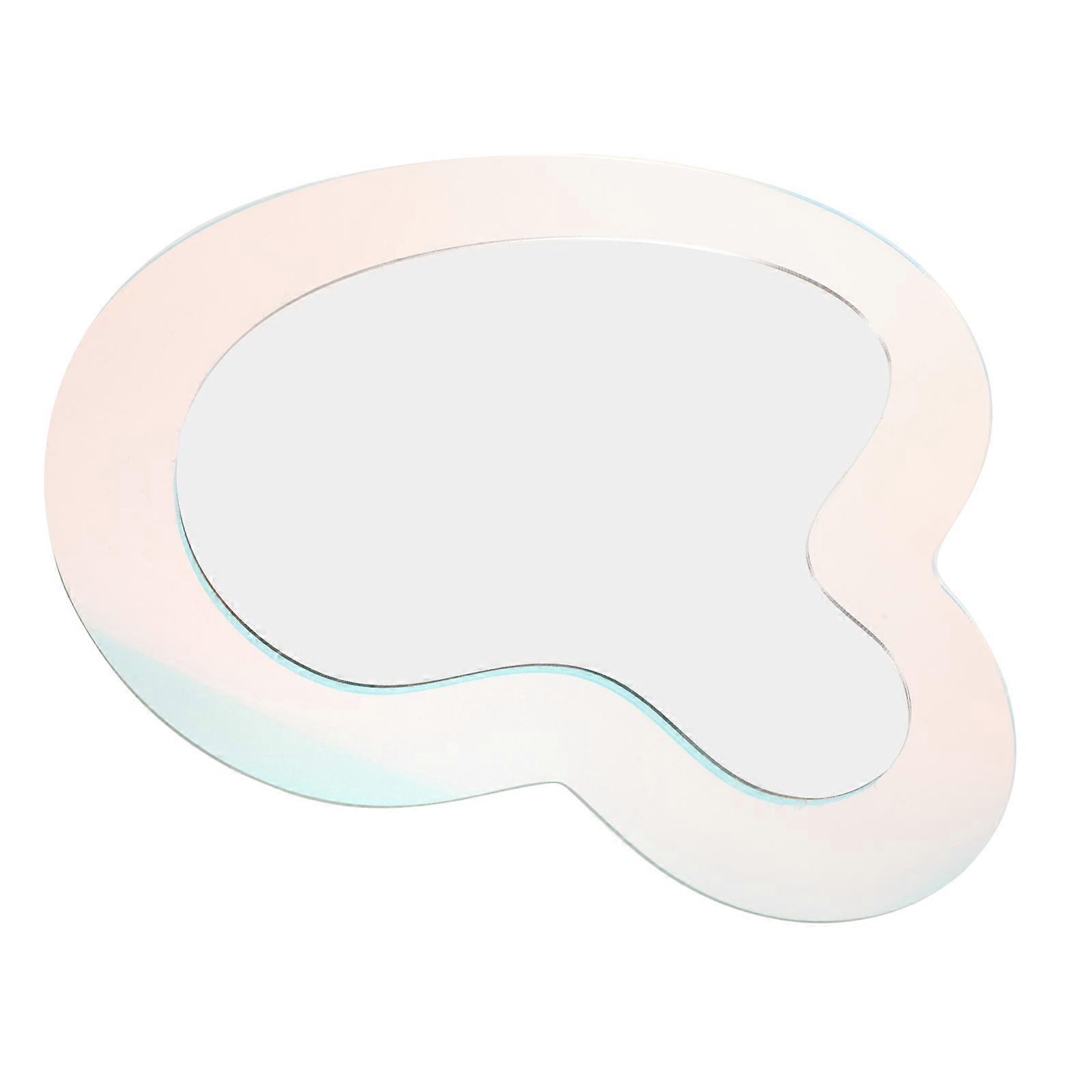 Bathroom Irregular Mirror Acrylic Wall Mounted Vanity Mirror 4Pcs Set