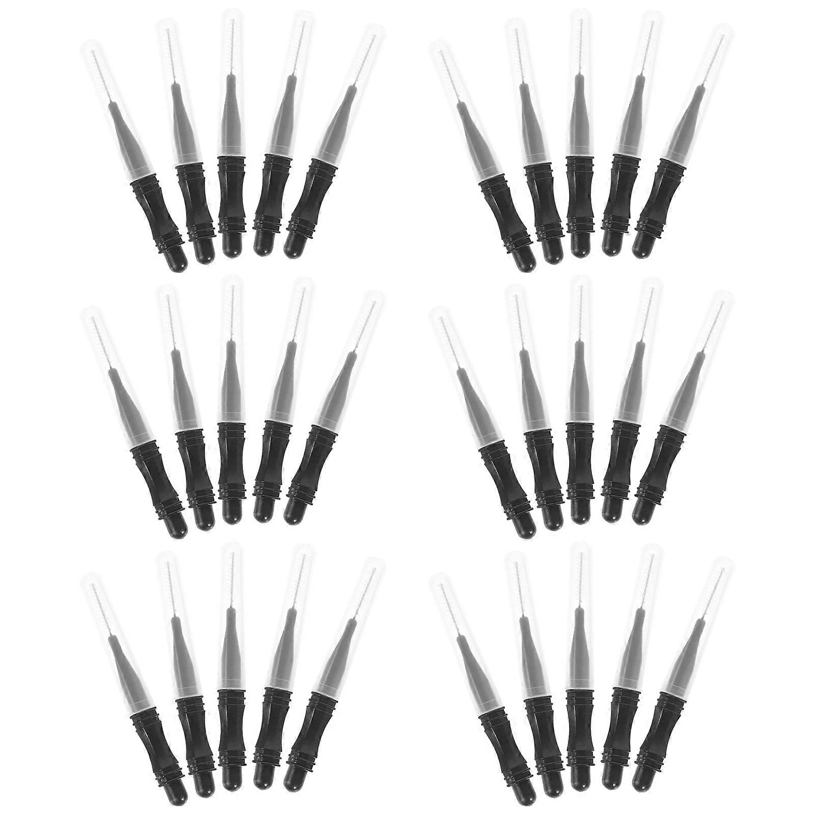 Lamination Brush Eyebrow Brush for Makeup 100Pcs Small Size with Cap