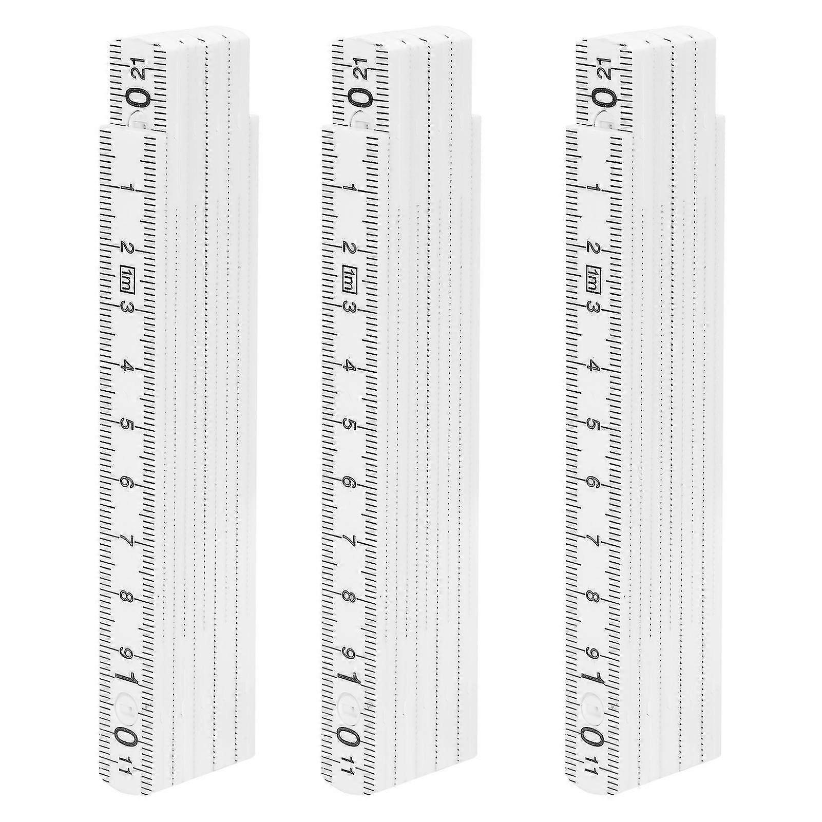 2026 3Pcs Folding Ruler DIY Multi Angle Ruler Linear Measurement for Carpentry Tile Laying