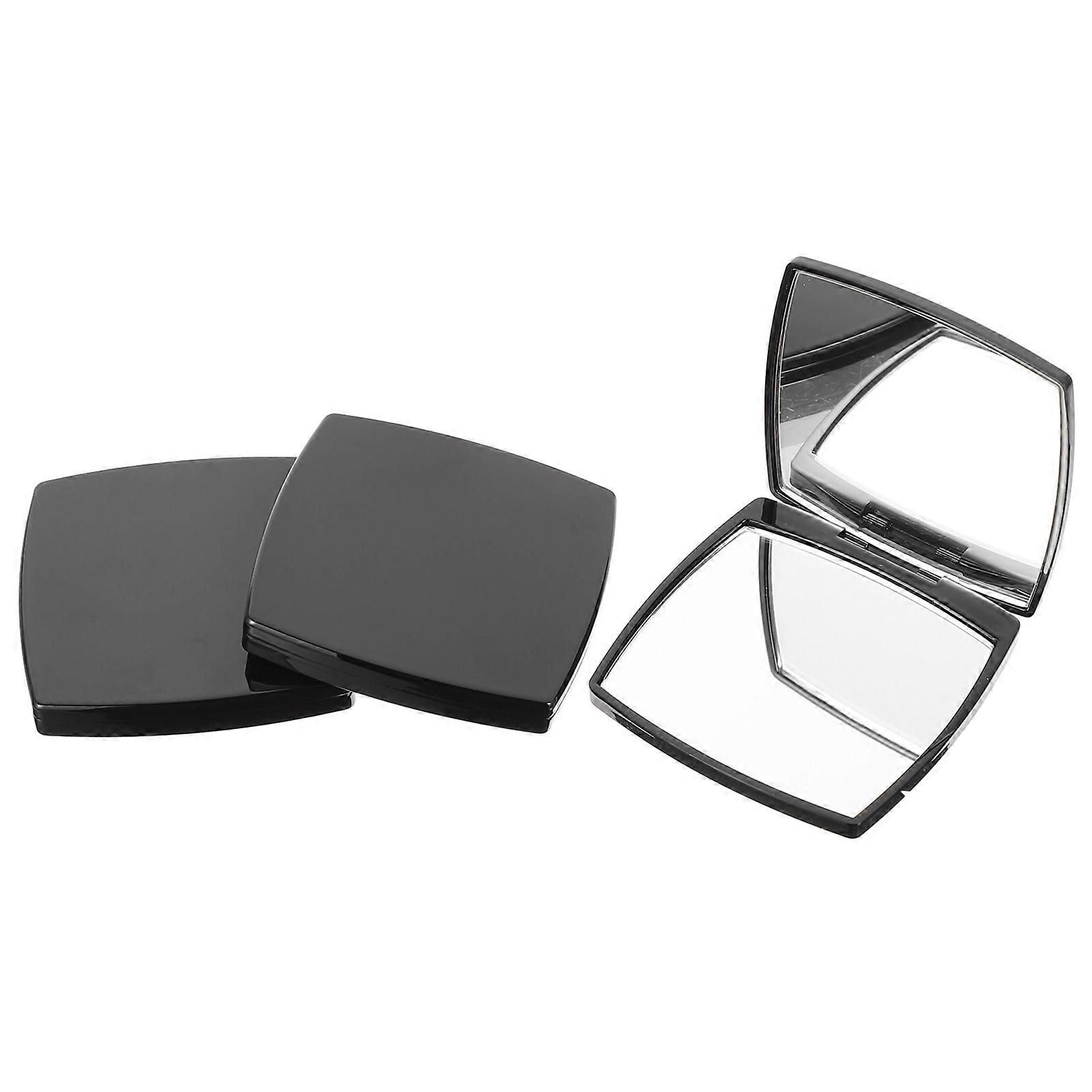 Portable Folding Makeup Mirror Double-Sided 6Pcs for Travel Convenience