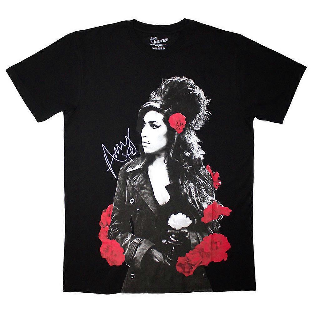 Amy Winehouse Rose Portrait T Shirt