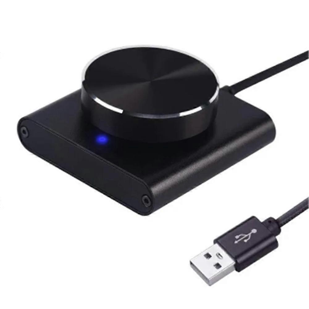 USB Volume Control Lossless PC Computer Speaker Volume Controller Knob Adjuster Digital Control with One Key Mute