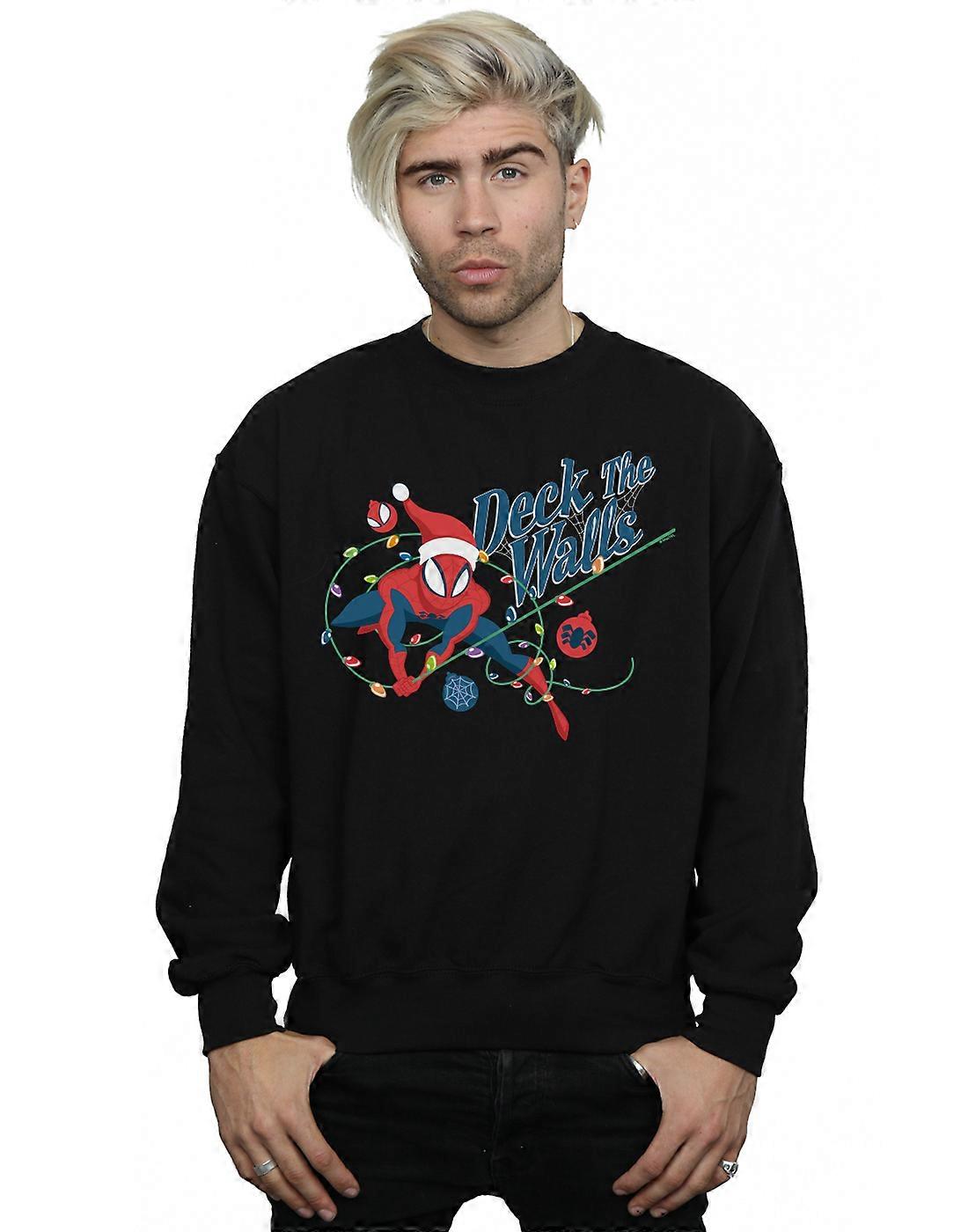 Marvel män ' s Spider-man Deck väggarna Sweatshirt