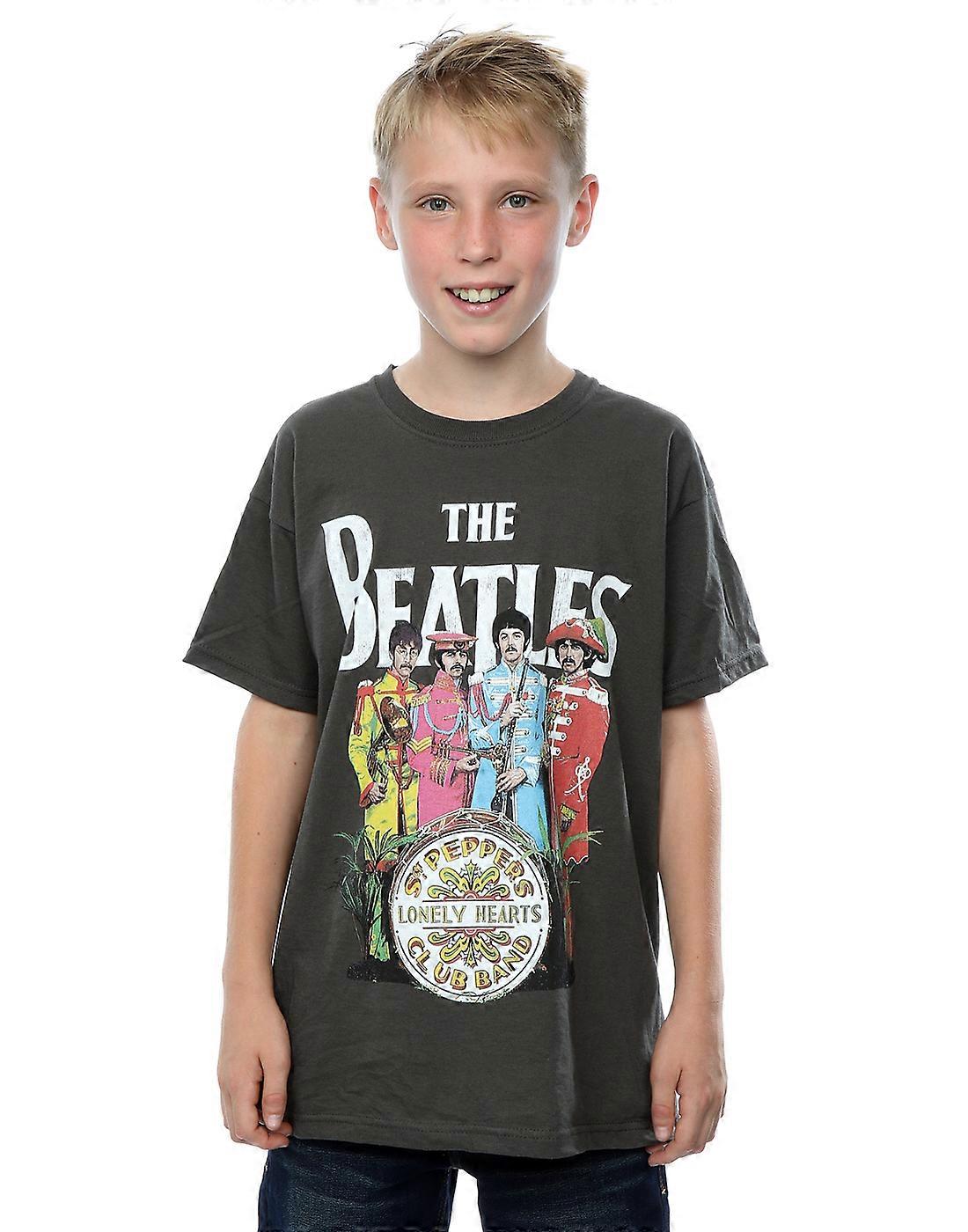 A t-shirt do Sgt Pepper de rapazes dos Beatles