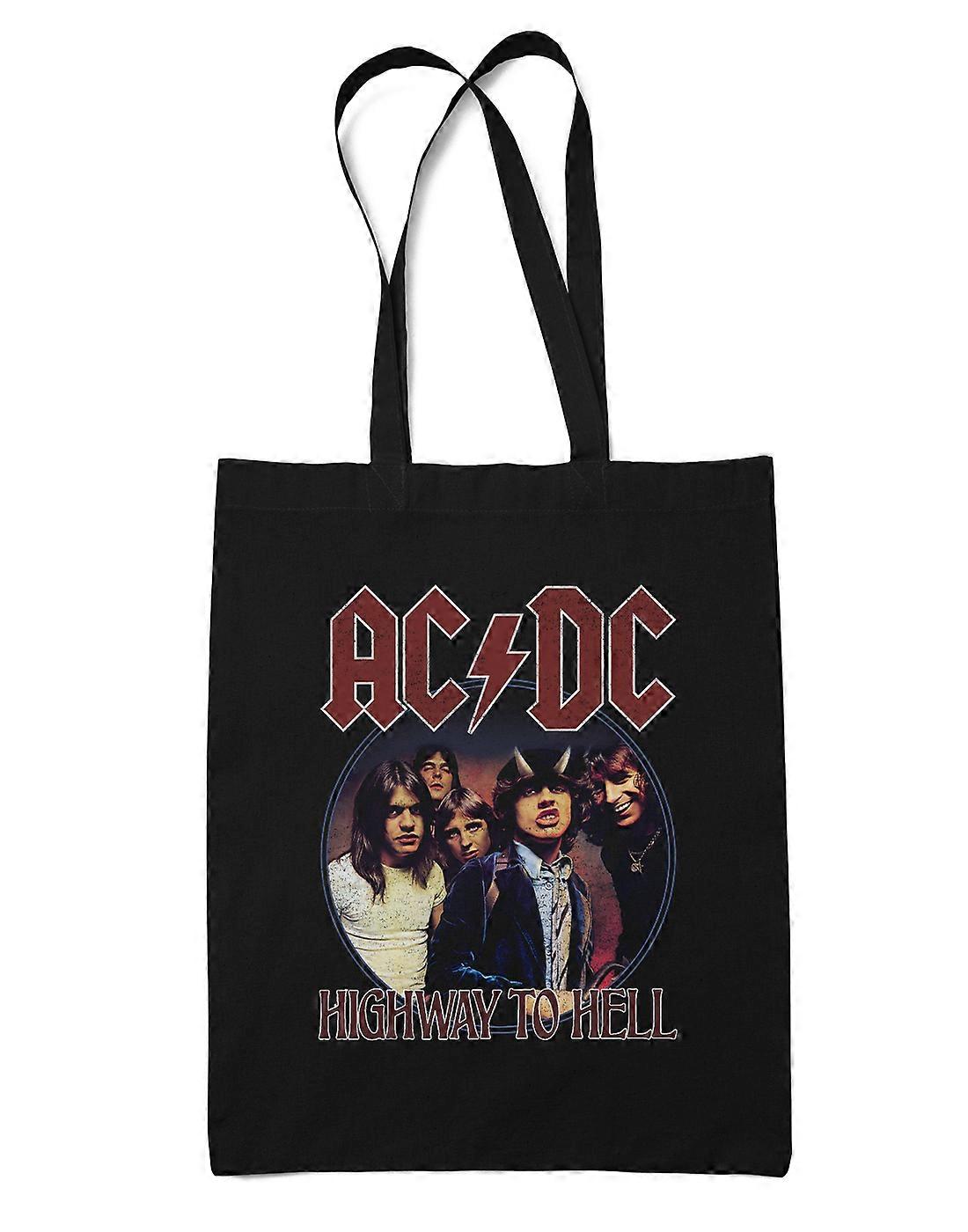 AC/DC Highway To Hell Circle Tote Bag