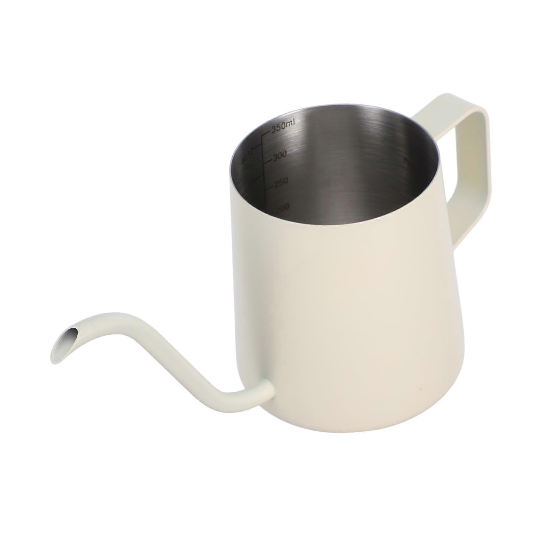 Gooseneck Coffee Kettle Stainless Steel with Measurement Marks for Precise Pour Over Brewing