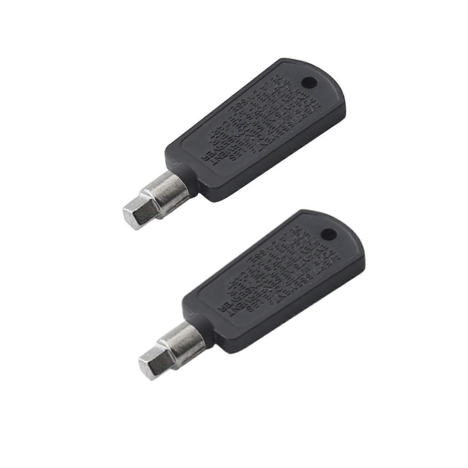 2Pcs Universal Freezer Door Lock Key Set, Durable AntiRust Metal Fridge Key Replacement