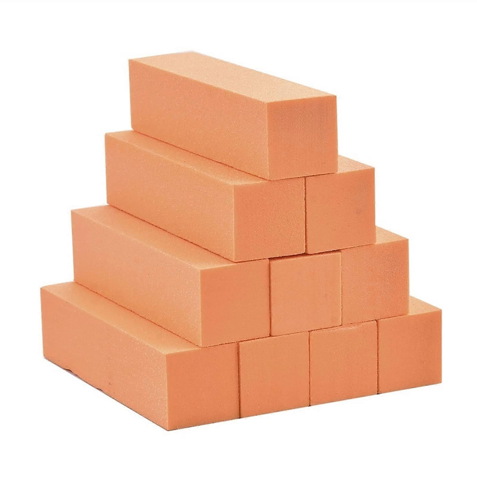 Nail Buffer Block Set 10 Pieces Colored Sanding Sponge for Smooth Nail Surface and Salon Quality Finish