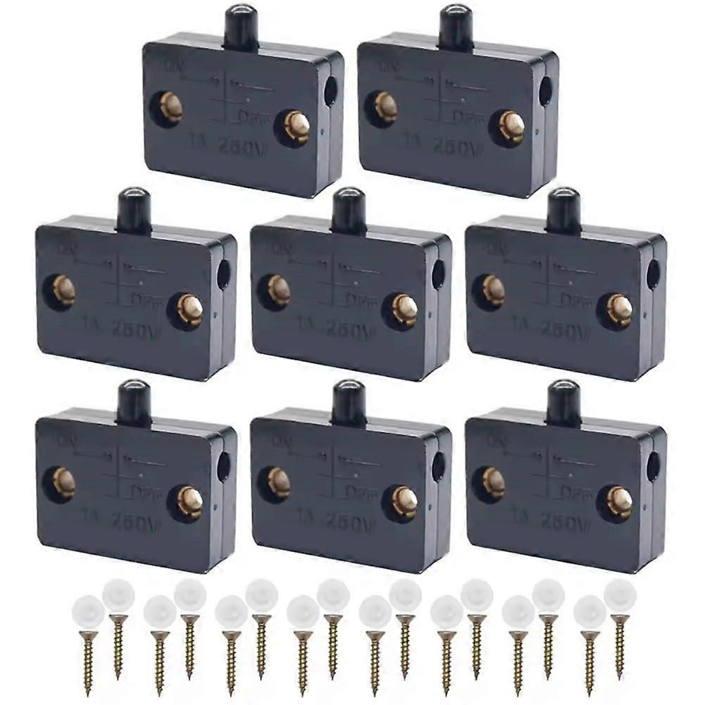 Automatic Cabinet Door Light Switch 8 Pack, Wardrobe and Closet Light Control, Durable FlameRetardant Build