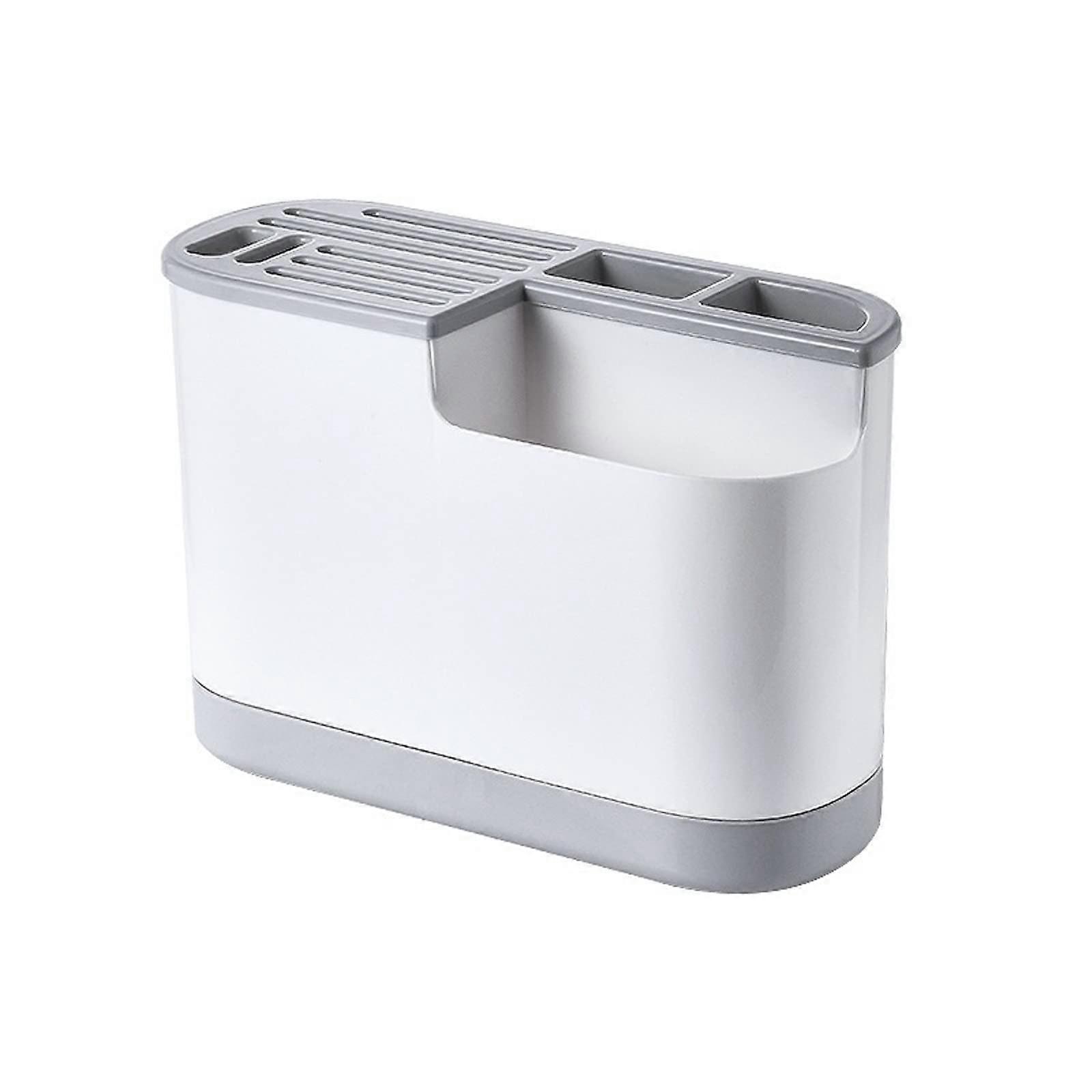 Kitchen Utensil Holder with Knife and Cutting Board Organizer, MultiSection Black Storage Rack