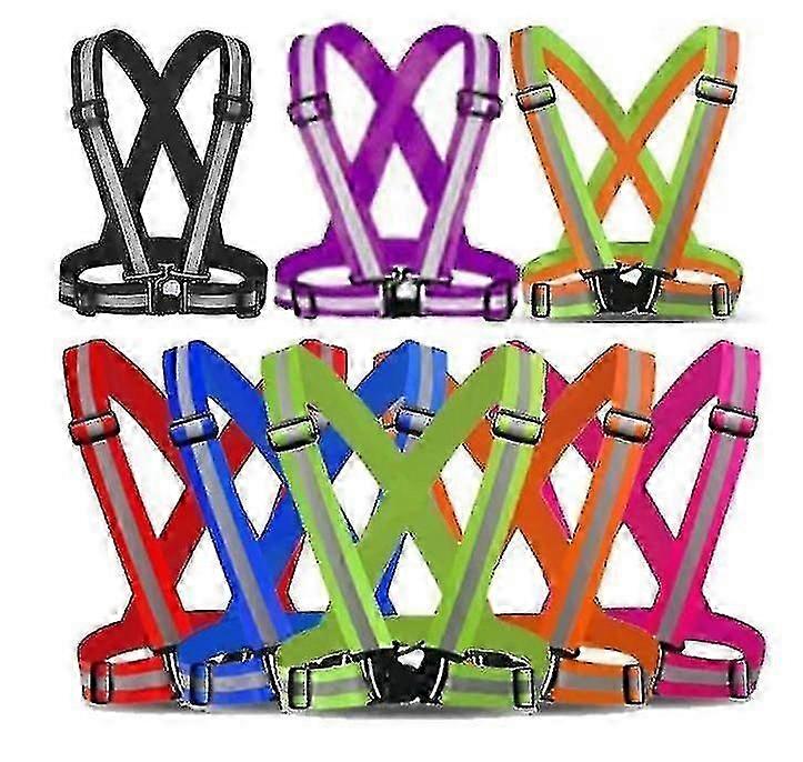 Reflective Vest With Reflector High Visibility Adjustable Waist
