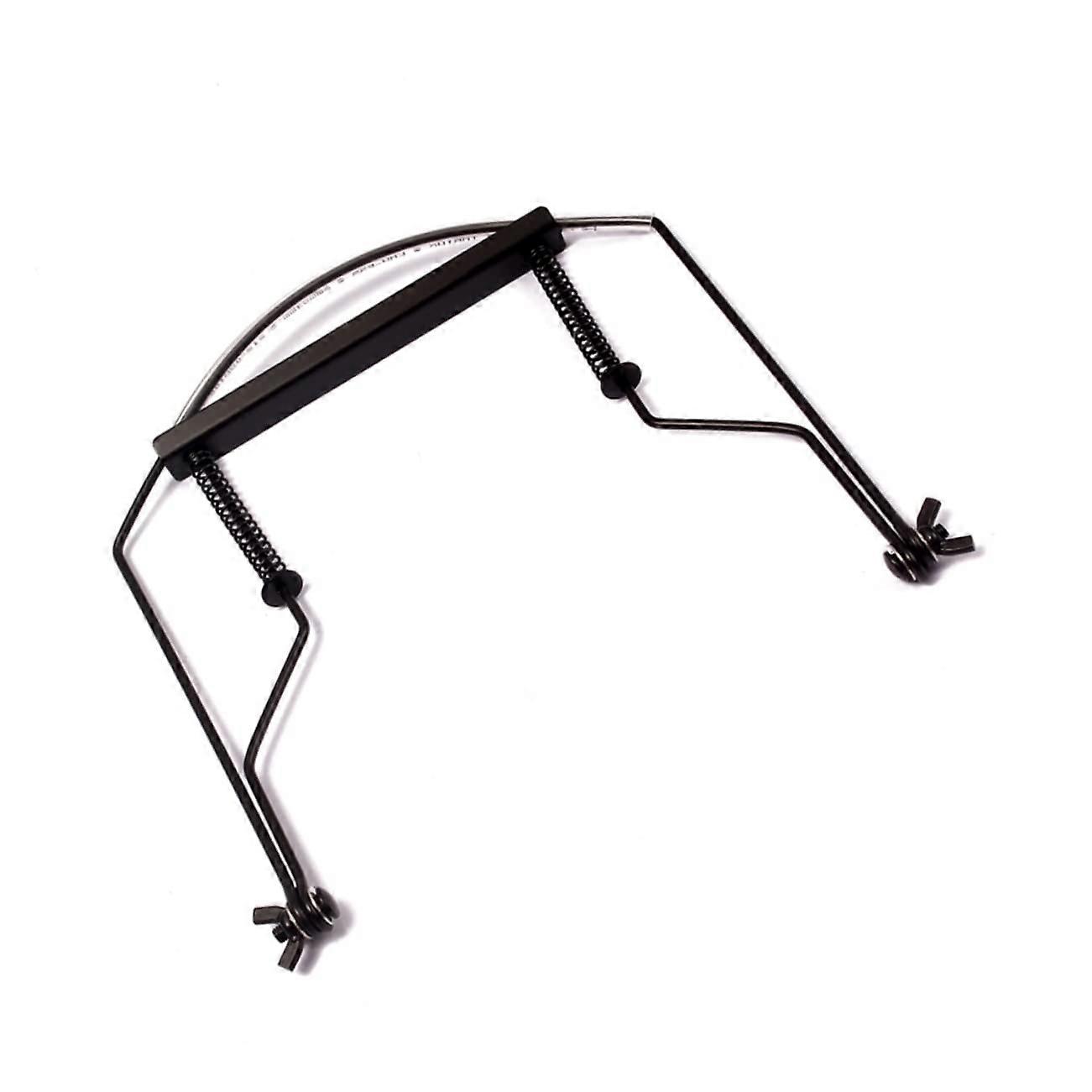 Adjustable Harmonica Neck Holder with Secure DoubleLock, Stainless Steel Hands Rack for Guitar Players